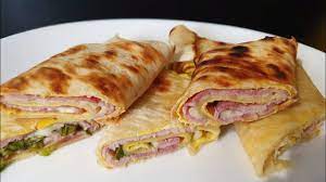 Wrap Au Jambon Fromage Facile Rapide Youtube