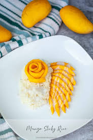 Mango Sticky Rice Thai Dessert Recipe In 2020 Mango Sticky Rice Mango Sticky Rice Recipe Sticky Rice Recipes