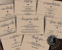 Wedding Insert Cards Pdf Template Instant Download Enclosure Card Honeymoo Wedding Invitation Inserts Wedding Invitations Modern Wedding Invitation Wording