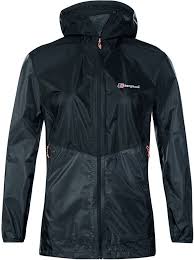 berghaus fast hike womens waterproof jacket uk 8 carbon black