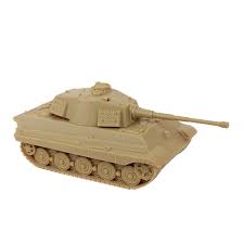The tiger i about this soundlisten (help·info) is a german heavy tank of world war ii that was employed from 1942 in africa and europe, usually in. Bmc Ww2 German King Tiger Tank Tan 1 32 Vehicle For Plastic Army Men Walmart Com Walmart Com