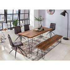 Die geschlossenen sitzbereiche können von mehreren personen genutzt werden. Wohnling Esszimmer Sitzbank Bagli Massiv Holz Akazie 120 X 45 X 40 Cm Holz Bank Natur Produkt Kuchenbank Im Landhaus Stil Online Kaufen Bei Netto