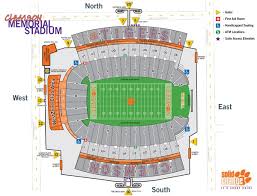 Clemson Football Stadium Seating Chart Rows