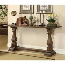 Coast To Coast Rustic Brown Wood Rustic Console Table Lowes Com Rustic Console Tables Rustic Consoles Home Decor
