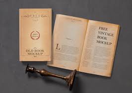 Check out the best free paper and books mockups: Free Vintage Book Mockup Zippypixels