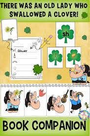 There Was An Old Lady That Swallowed A Clover Book Companion For Pk Pre Kindergarten Preschool Kinderg Reading Lesson Plans Book Companion 1st Grade Books