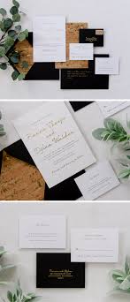 Renae Little Black Dress Paperie Industrial Wedding Invitations Industrial Chic Wedding Invitations Cork Wedding