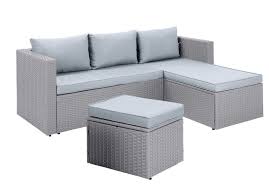 Bigzzia rattan garden furniture set, 4 piece patio rattan furniture sofa weaving wicker includes 2 armchairs,1 double seat sofa and 1 table. B Q Launches Rattan Effect Egg Chair Rattan Garden Furniture