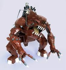 Rancor Par Daiman Mardon Come Visit Us At Www Hothbricks Com Www Lordofthebric Www Brickheroes Com For Up To Da Lego Pokemon Lego Rancor Lego Creations