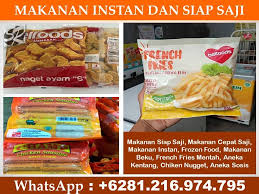 0812 1697 4795 Sosis Rumahan Fried Fries Kentang Nugget Ayam Kemasan Makanan Beku Kentang Goreng Kentang Goreng Beku