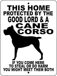 Cane Corso Guard Dog Aluminum Sign Vinyl Decal Glcc1 Ebay Cane Corso Cane Corso Dog Corso Dog