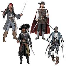 Dead men tell no tales: Pirates Of The Caribbean 7 Inch Action Figure Set