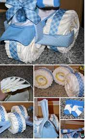 Diy Tricycle Diaper Cake Baby Gifts Handmade Baby Shower Gift Ideas Instructions In 2021 Handmade Baby Shower Gift Diy Baby Shower Gifts Baby Shower Diaper Cake