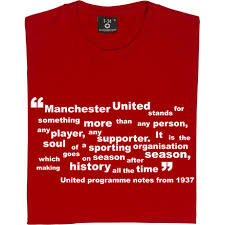Manchester United Soul Quote Canvas Print from TShirtsUnited.com via Relatably.com