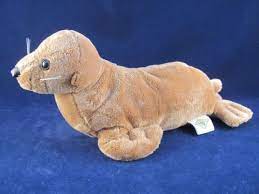 The Petting Zoo Brown Plush Stuffed Seal Baby Animal Euc 12in Pup Animal Plush Toys Baby Animals Zoo Animals