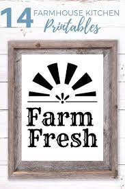 Like many other kitchen designs, farmhouse kitchens use many natural materials like wood cabinets, hardwood flooring, and center islands into their designs. 14 Free Farmhouse Kitchen Printables Kitchen Printables Farmhouse Kitchen Printables Kitchen Decor Signs