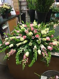 Get great deals on ebay! Pink And White Casket Arrangement By Vicky Funeral Flower Arrangements Funeral Floral Arrangements Church Flower Arrangements