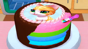 Play Fun Cake Maker Kids Cooking Game Bakery Empire Baby Learn Colors Bake Decorate Serve Cakes Youtube
