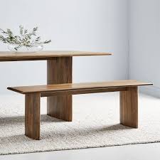 Anton Solid Wood Dining Table West Elm Solid Wood Dining Table Wood Dining Bench Wood Dining Table