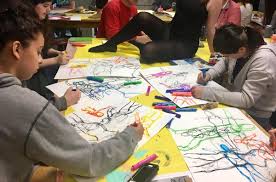 Collaborating With Other Teachers In Your School Or District Can Make Learning Come Alive For Your School Art Projects High School Art Projects High School Art
