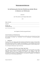 May 14, 2021 · liegt keine nutzungsvereinbarung vor, die eindeutig bestimmt, wem innerhalb der erbengemeinschaft die nutzung eines nachlassgegenstandes zusteht, kann jeder miterbe einen anspruch auf nutzung erheben. Https Vhs Juelicher Land De Fileadmin User Upload Nutzungsvereinbarungwlan Pdf