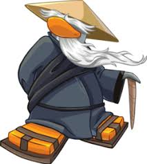 Many people thinks that the sensei cannot be defeated and it's a cheat! Sensei Club Penguin Old Club Penguin Penguin Wallpaper