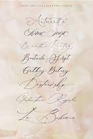 Workday шрифт от calligraphy fonts. Fine Art Calligraphic Fonts Fancy Girl Designs