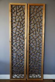 Elm Wood Lattice Chinese Panel Decorative Room Dividers Modern Room Divider Wooden Room Dividers