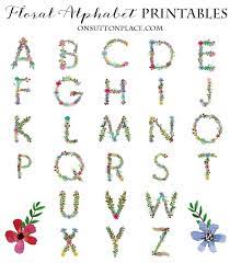 When you purchase through links on our site, we may earn an affiliate commission. A To Z Floral Alphabet Printables Floral Letters Alphabet Printable Letters