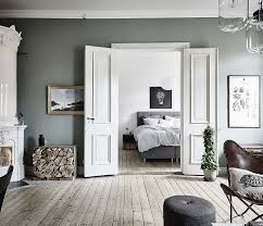Scandinavian Apartment In Sage Green White Dust Jacket Home Interior Scandinavian Home