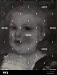 Portrait of child oil painting hi-res stock photography and images