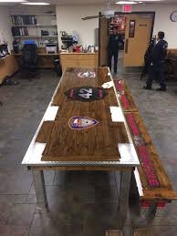 Hfd Fire Station Dinner Table Fire Department Decor House Fire Fire Table