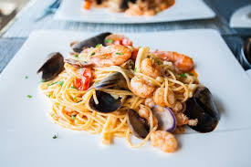 Makarony Frutti Di Mare Premium Foto
