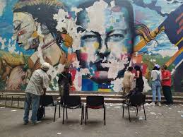 Mural “Gigante Eterno”: un legado visual al líder revolucionario Hugo  Chávez Frías