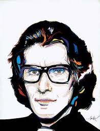 Portrait de Yves St. Laurent by Raymond Moretti