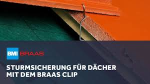Sturmklammer Sturmsicherung Fur Dacher Mit Dem Braas Clip Bmi Braas Youtube