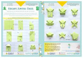 If you want to print these easy jumping origami frog instructions off so you can make this again and again just print via the card below. Surrey Wp Outreach On Twitter Time For Createit On Wellbeingwednesday Try Creating Your Own Origami Frogs Credit Goes To Itsalwaysautumn For The Amazing How To Guide Pdf Instructions Are Below And