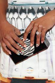 Brandy Shows Off Her Engagement Ring And Cute Mani Engagement Rings Engagement Rings