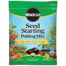 Burpee 8 qt organic coir compressed seed starting mix. Miracle Gro 8qt Seed Starting Potting Mix Walmart Com Walmart Com