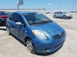 トヨタ・ヤリス, toyota yarisu) is a supermini/subcompact car sold by toyota since 1999, replacing the starlet and tercel. Toyota Yaris 2008 Blue 1 5l 4 Vin Jtdjt923885209962 Free Car History