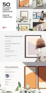 50 Frame Mockup Bundle Creator Kit In 2020 Frame Mockups Classic Frame The Creator