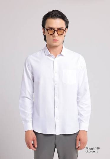 Kemeja Oxford Putih - Kemeja