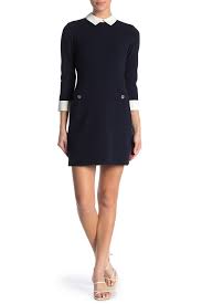 collared long sleeve dress