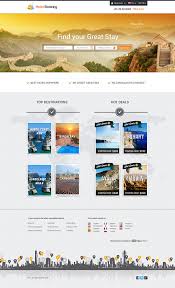 Download Detailed Hotel Booking Web Layout Psd Template On Behance Yellowimages Mockups