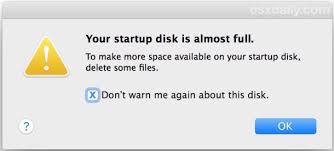 In case your pc is dealing with a boot error, running specific commands in command prompt will help. The Mac Startup Disk Almost Full Message And How To Fix It Osxdaily