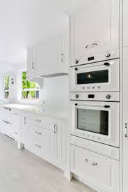 white appliances country kitchen