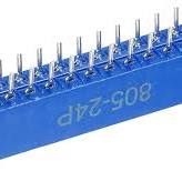 MECCANIXITY Card Edge Connector Blue Socket 24 Pin 3.96mm Pitch for Printed  PCB Circuit Board, Arcade