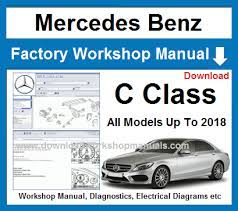 R model mercedes benz usa,llc r order mercedes benz canada, inc. Mercedes C Class Workshop Repair Manual
