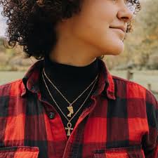 Layering Necklace Set: Nefertiti Necklace and Anhk Necklace in 24K Gold  Plated Pewter