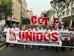 Cgtp — may refer to:* cyclic guanosine triphosphate * confederación general de trabajadores de panamá, the general confederation of workers of panama * confederação geral dos trabalhadores. Proteste Gegen Arbeitsmarktreform In Peru Amerika21